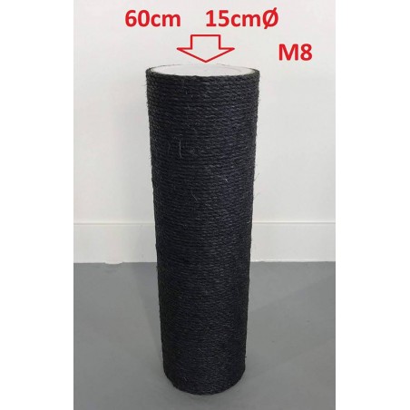 1 st Sisalpelare 60x15 cm M8 mörk Royal klös