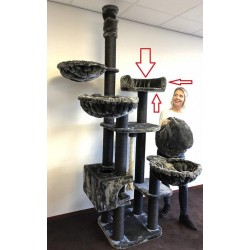Rund sovhylla Ø50 cm med kudde